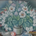 Асадов Камиль «Цветы», 80x80, холст/масло, 2006 г.